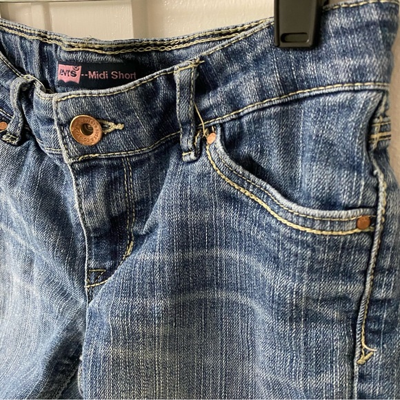 Levi’s Midi-Shorts Jean Shorts in Size 10 Reg - Picture 5 of 5